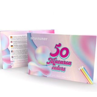 50 Buntstifte weiche Pastell-Öl-Stifte